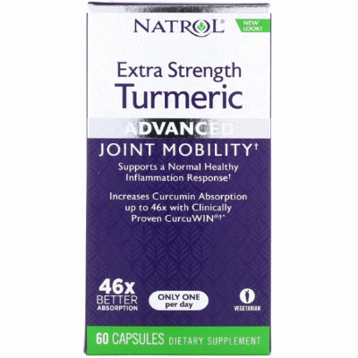 Natrol, Extra Strength Turmeric, Advanced, 60 Capsules